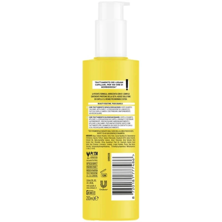 Sunsilk Touch of Silk - Leave-in Treatment Serum with Silk Proteins, 200 ml