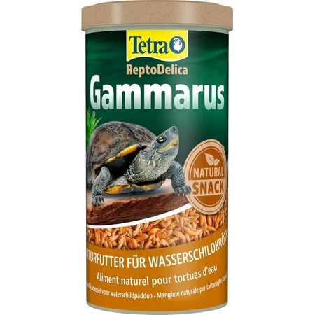 Tetra Gammarus - alimento complementario para tortugas, 1 litro