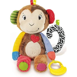 Clementoni Baby: zingende, spelende en leerzame interactieve pluche aap