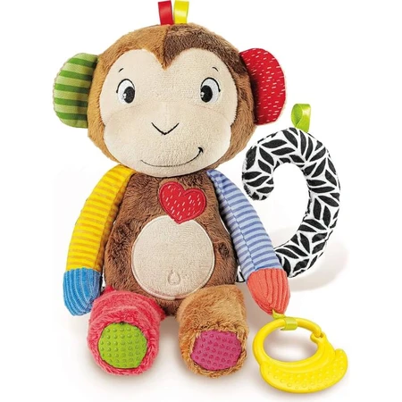 Clementoni Baby: zingende, spelende en leerzame interactieve pluche aap