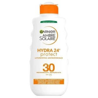 Crème solaire Garnier SPF 30 pour le visage et le corps Ambre Solaire Hydra 24h Protect Haute Protection 200 ml