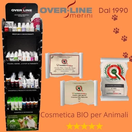 Maurizio Merini Over Line – Desinfektionsshampoo für Haustiere, 250 ml