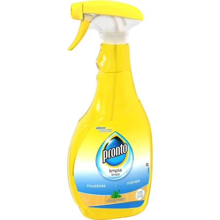 Pronto 5-in-1 Wood Cleaner Spray with Aloe Vera, Trigger Spray, 500 ml