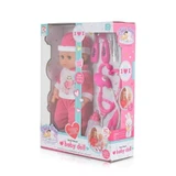 Moni Trade Baby Doll - Pop met doktersset en geluidseffecten