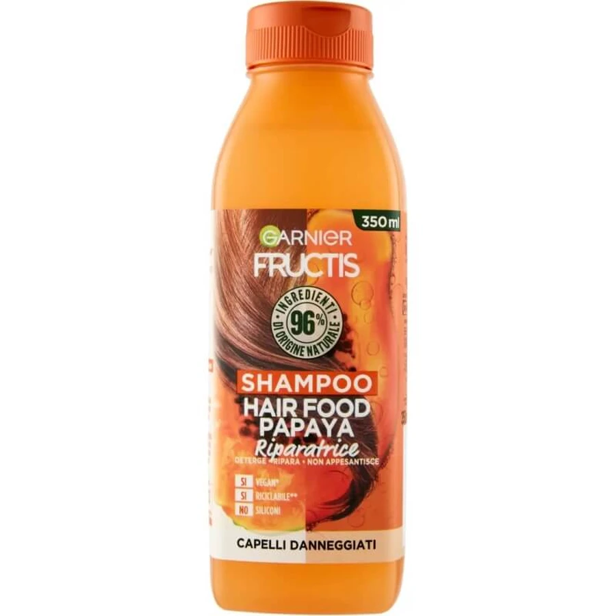 Fructis Hair Food - Papaya Repairing Shampoo 350 ml