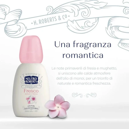 Neutro Roberts Fresco Monoi y Fresia - Desodorante en spray sin aerosol, 75 ml
