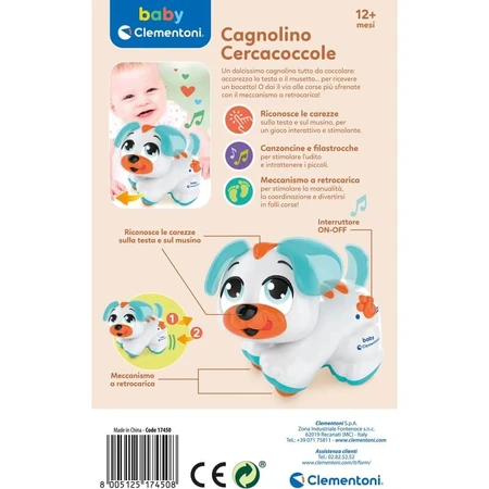 Clementoni Cagnolino, the Cuddle-Seeker - Interactive Toy
