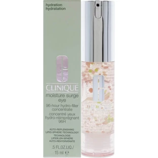 Clinique Moisture Surge Eye 96-Hour Hydro-Filler Concentrate - Crema hidratante para el contorno de los ojos, 15 ml