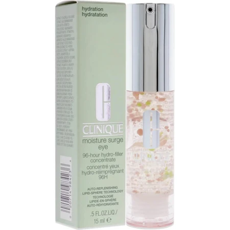Clinique Moisture Surge Eye 96-Hour Hydro-Filler Concentrate - Crema hidratante para el contorno de los ojos, 15 ml