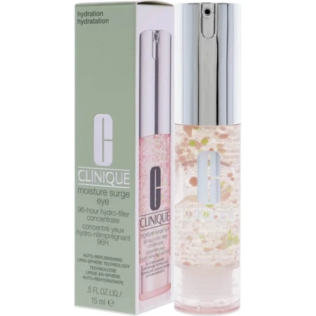 Clinique Moisture Surge Eye 96-Hour Hydro-Filler Concentrate - Crema hidratante para el contorno de los ojos, 15 ml