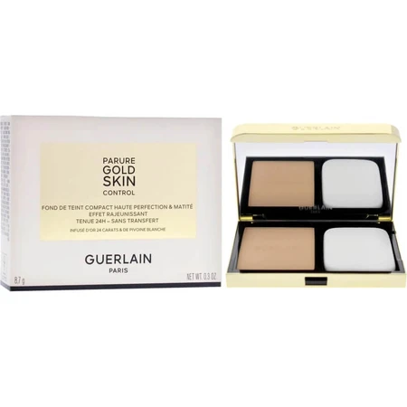 Coffret Guerlain Gold Skin Control - Fond de teint compact mat - N° 3N Neutre