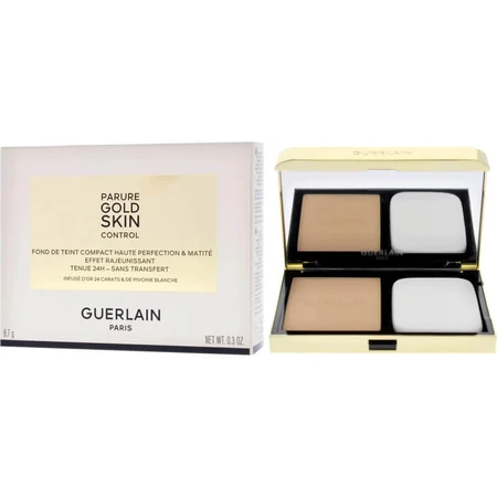 Coffret Guerlain Gold Skin Control - Fond de teint compact mat - N° 3N Neutre