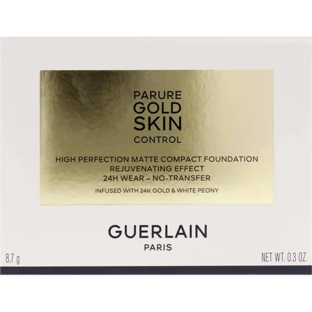 Coffret Guerlain Gold Skin Control - Fond de teint compact mat - N° 3N Neutre