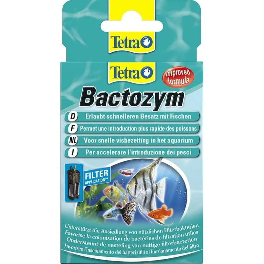 Tetra Aqua Bactozym - 10 capsules biologische activator voor zoetwateraquaria