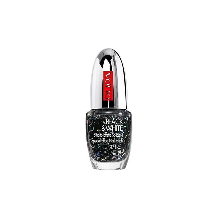 Pupa Black &amp; White - Esmalte de uñas n.º 03 Mosaic Black