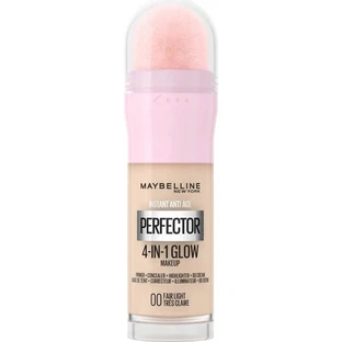 Maybelline Instant Age Rewind Perfector 4 en 1 Glow Makeup - Base de maquillaje iluminadora - N.º 00 Fair Light