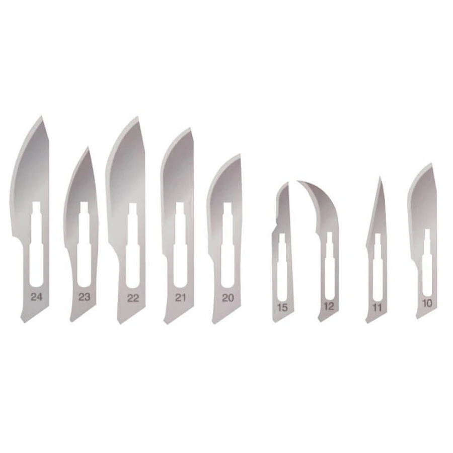 Sterile disposable scalpel, size 20