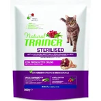 Natural Trainer Natural Trainer Daily Nutrition pentru pisici sterilizate, cu șuncă crudă – hrană pentru pisici adulte sterilizate, 300 gr