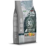 Necon pet food Necon natural wellness curcan și orez – hrană completă pentru pisici adulte sterilizate, 1,5 kg