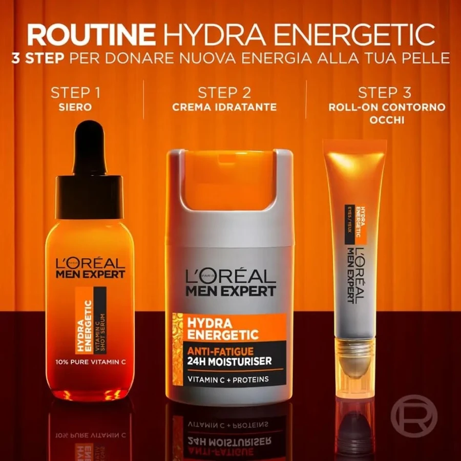 L'Oréal Paris Men Expert - Crema hidratante antifatiga de larga duración, 50 ml