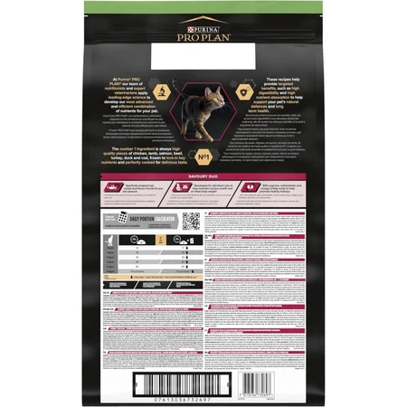 Purina Pro Plan Sterilized Adult Savory Duo: Kabeljauw met forel - Compleet voer voor gesteriliseerde katten, 10 kg