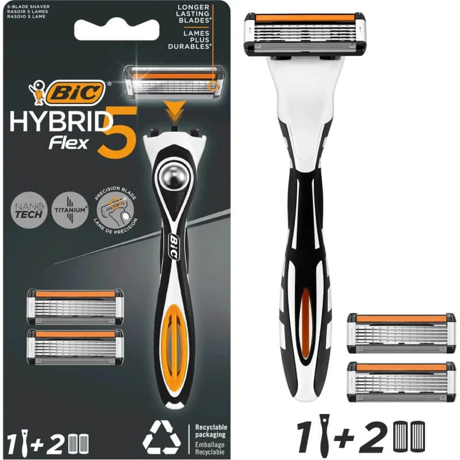 Bic Flex 5 Hybrid - Manual Razor