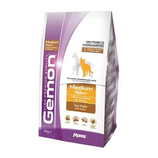 Gemon Medium Adult Chicken - Hondenvoer voor volwassen honden van middelgroot formaat, 3 kg