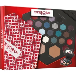 Coffret cadeau de maquillage et de beauté Deborah n° 2 : Teintes froides - Sac cadeau