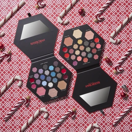 Coffret cadeau de maquillage et de beauté Deborah n° 2 : Teintes froides - Sac cadeau