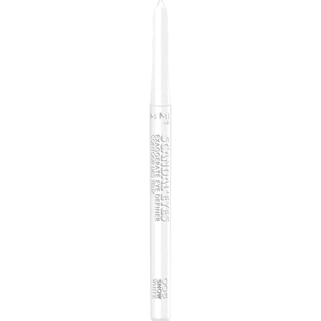 Rimmel ScandalEyes Exaggerate - Lápiz de ojos automático resistente al agua n.º 005 White Snow