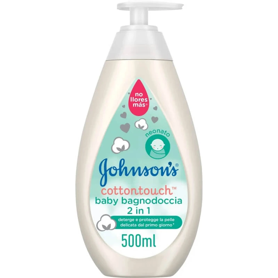 Johnson &amp; Johnson Cottontouch - Baby 2-in-1 Shampoo and Body Wash, 500 ml