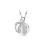 Mamijux Call the Angels - Steel Chain with Silver-Plated Foot Pendant