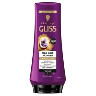 Testanera Gliss Full Hair Wonder - Strengthening, Volumizing Conditioner with Filler Effect for Fragile Hair, 200 ml