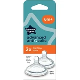 Tommee Tippee Advanced Anti-Colic - 2 tétines à débit rapide, à partir de 6 mois.