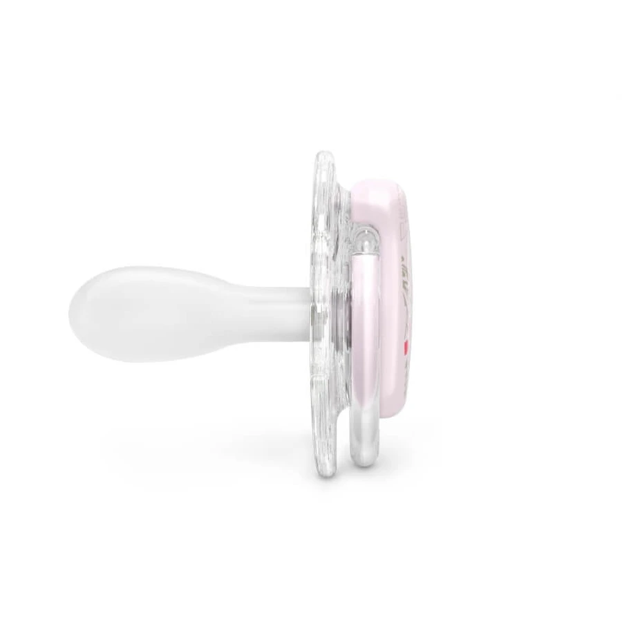 Suavinex Poetry - Chupete de silicona fisiológica SX Pro, de 6 a 18 meses o más, rosa