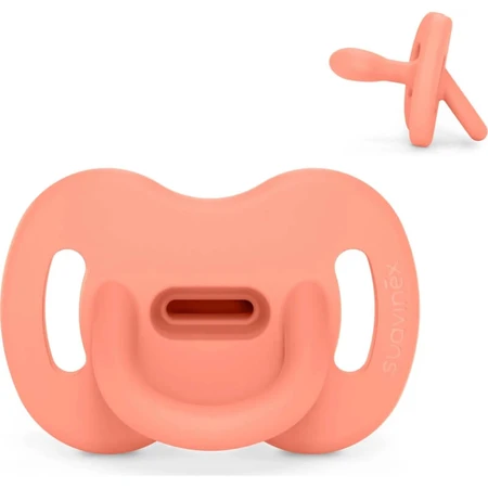 Suavinex Color Essence - Silicone Pacifier for 6–18 Months - Peach