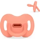 Suavinex Color Essence - Silicone Pacifier for 6–18 Months - Peach