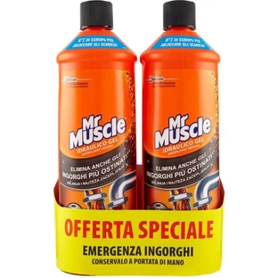 Mr. Muscle 3-in-1-Rohrreinigungsgel – 2er-Pack à 1000 ml