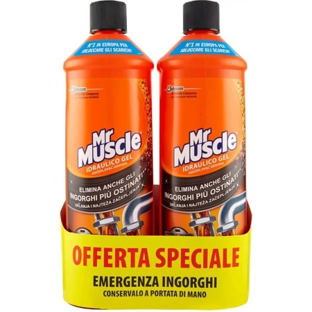 Mr. Muscle 3-in-1-Rohrreinigungsgel – 2er-Pack à 1000 ml