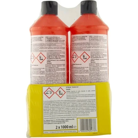 Mr. Muscle 3-in-1-Rohrreinigungsgel – 2er-Pack à 1000 ml