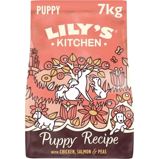 Lily's Kitchen Puppy Recipe: Chicken, Salmon, and Peas - Complete Dog Food, 7 kg
