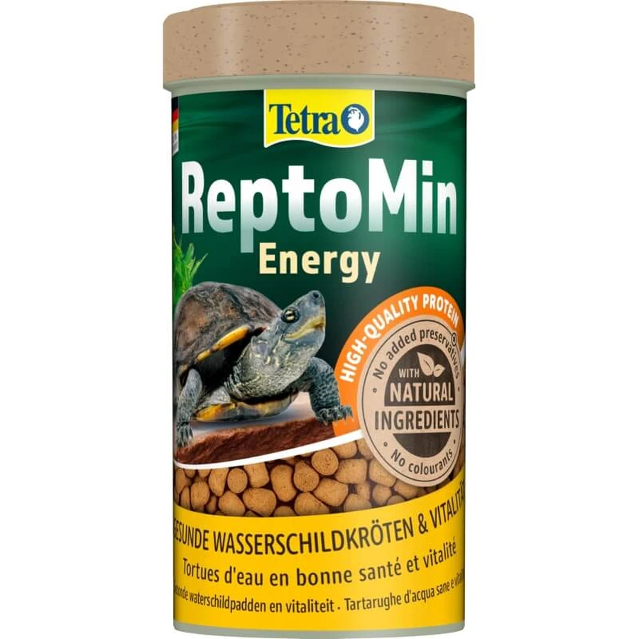 Tetra Reptomin Energy Krill and Shrimp - Supplemental Food for Aquatic Turtles, 250 ml