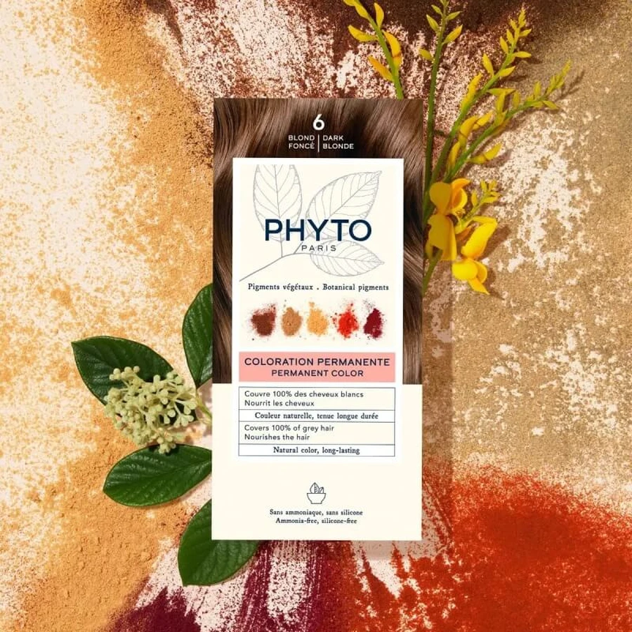 Phyto Hair Color - Coloration permanente n° 6 Blond foncé