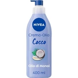 Nivea Kokos &amp; Monoi-Öl – Körpercreme-Öl für normale und trockene Haut, 400 ml