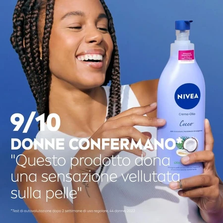 Nivea Kokos &amp; Monoi-olie - Lichaamscrème-olie voor de normale en droge huid, 400 ml