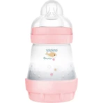 Mam Easy Start Anti-Colic 0m+ – 160-ml-Silikonflasche – Mädchen