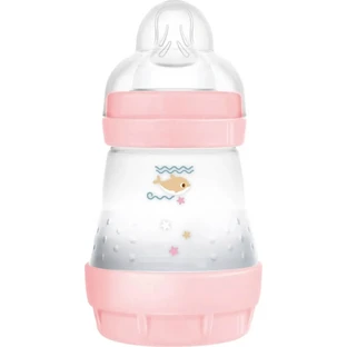 Mam Easy Start Anti-Colic 0m+ – 160-ml-Silikonflasche – Mädchen
