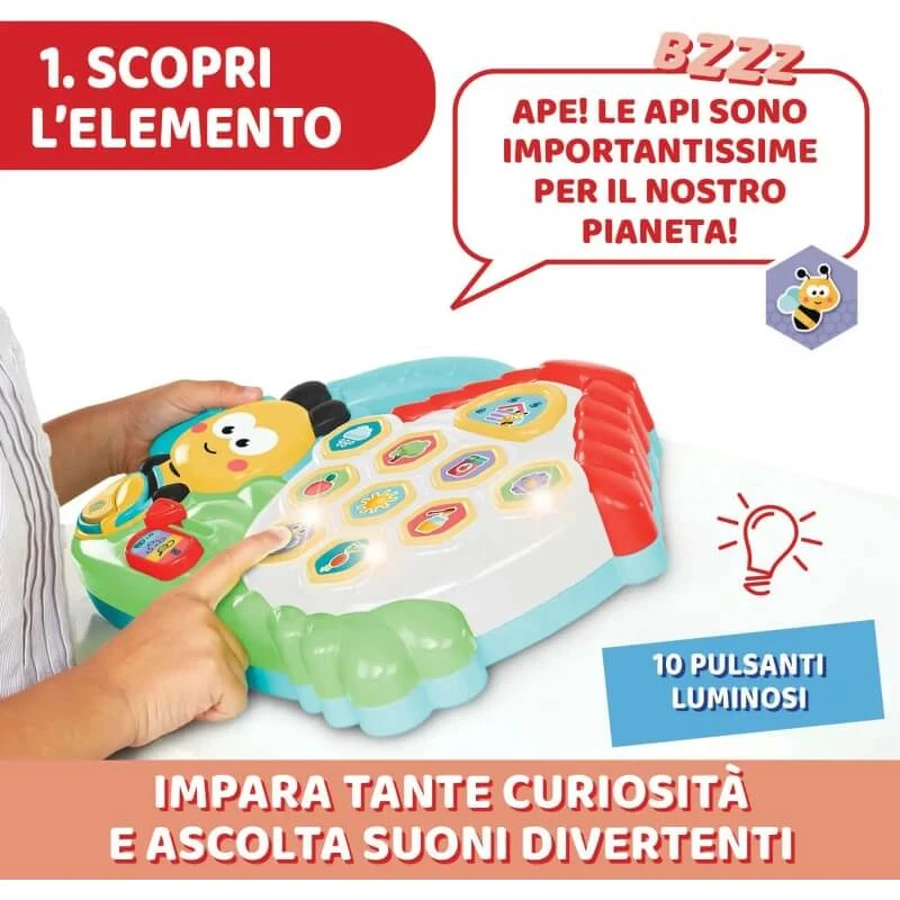 Chicco Sense & Focus Baby Bee: De bijenkorf ontdekken - Elektronisch speelgoed voor kinderen