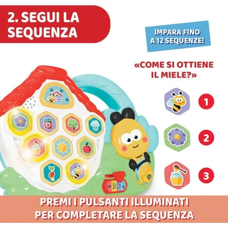 Chicco Sense & Focus Baby Bee: De bijenkorf ontdekken - Elektronisch speelgoed voor kinderen