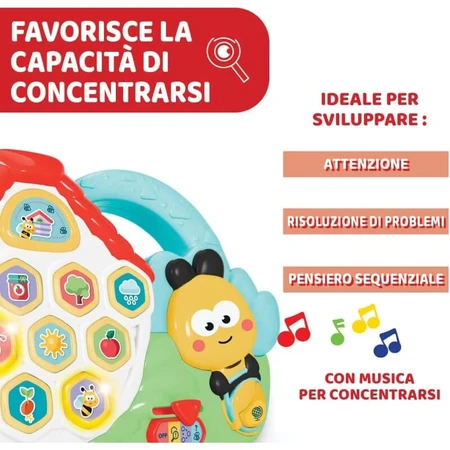 Chicco Sense & Focus Baby Bee: De bijenkorf ontdekken - Elektronisch speelgoed voor kinderen